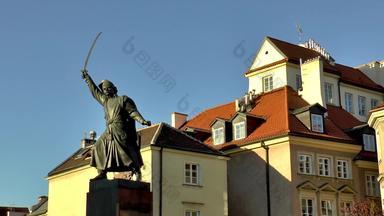 纪念碑janowi基林斯基戈1月基林斯基华沙波兰